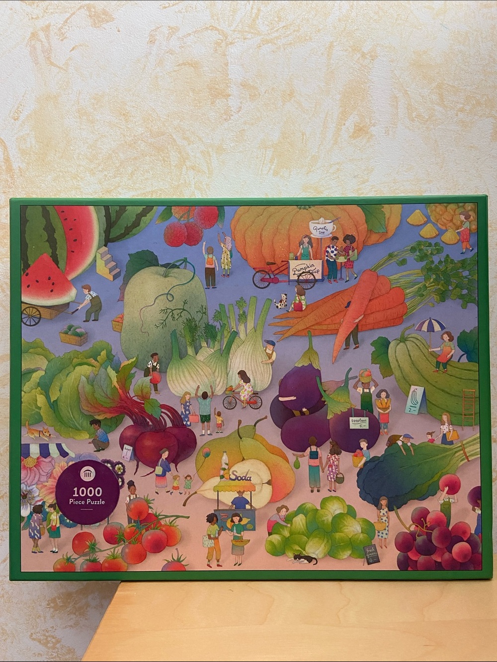 At The Farmers’ Market Artwork By Whooli Chen - 1000 Piece Puzzle